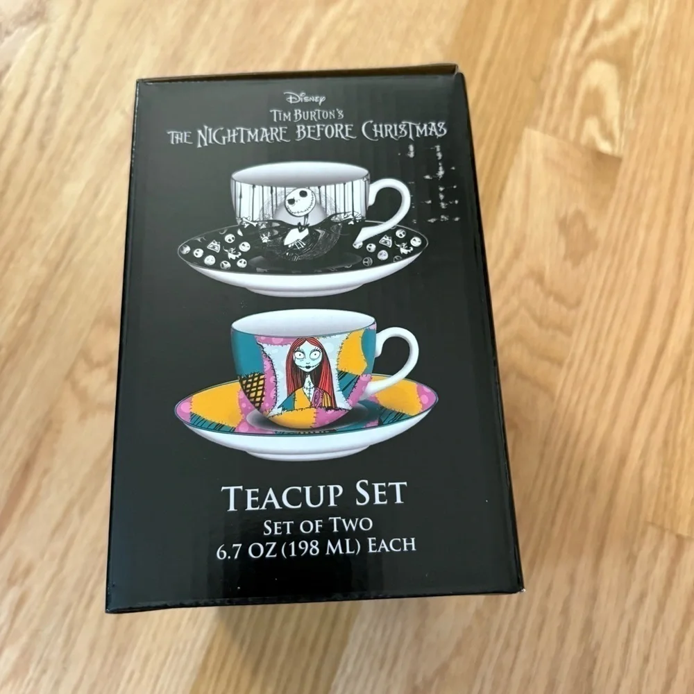 Disney The Nightmare Before Christmas Teacup Set - Black and Multicolor